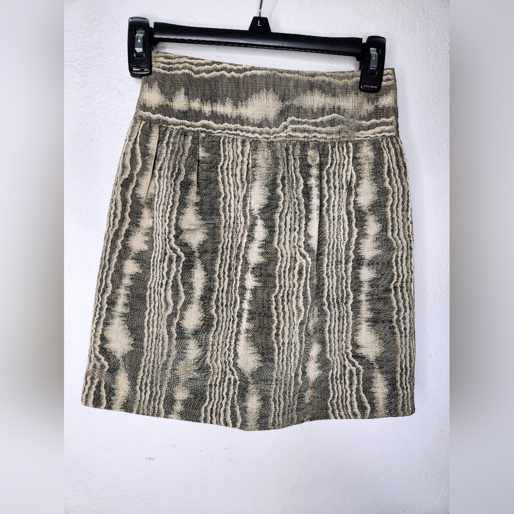 JENNI KAYNE MINI SKIRT NWT $395 High Waisted Zip Up Corset Skirt Size 2